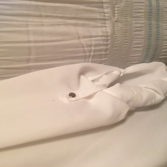 White sheer blouse - Picture 3 of 4